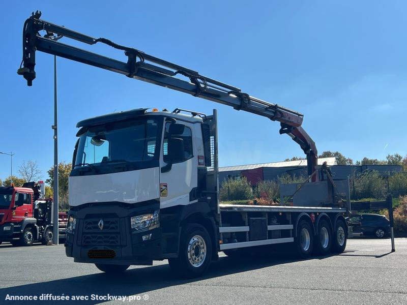 Photo Renault C-Series C-480 8X4 TRIDEM PLATEAU GRUE image 8/14