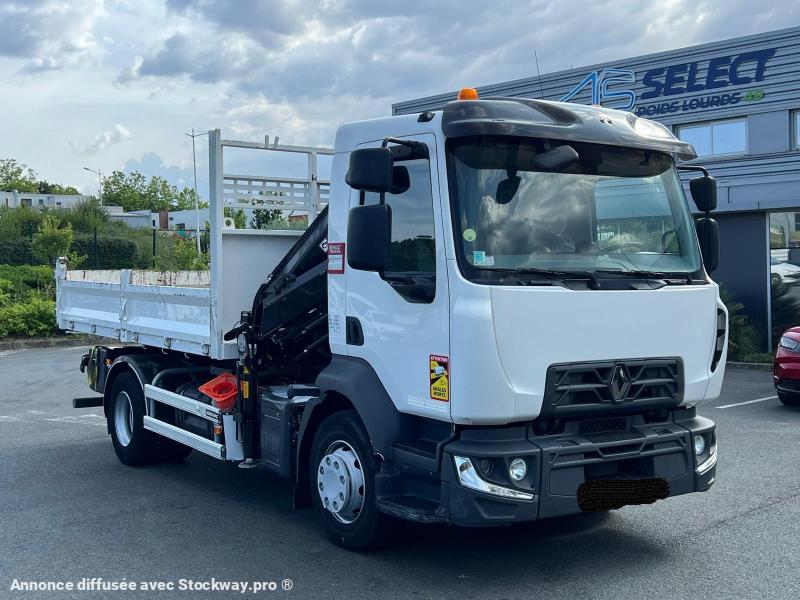 Renault D-Series D 240 BENNE RIDELLES GRUE