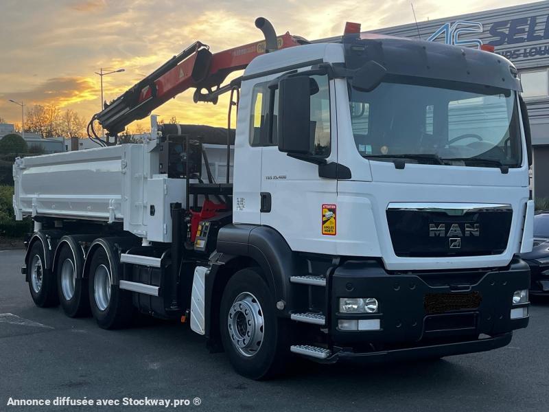 MAN TGS 32.400 8X4 TRIBENNE GRUE