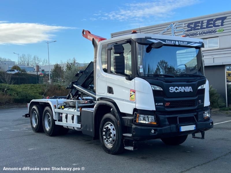 Scania P-410  XT  13litres 6X4  AMPLIROLL  REMORQUANT