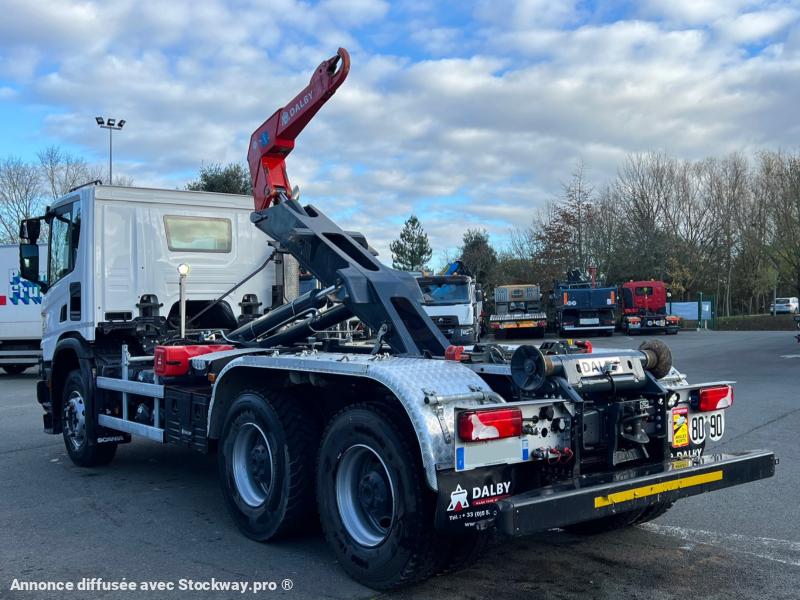 Photo Scania P-410  XT  13litres 6X4  AMPLIROLL  REMORQUANT image 3/14