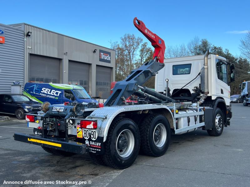 Photo Scania P-410  XT  13litres 6X4  AMPLIROLL  REMORQUANT image 4/14