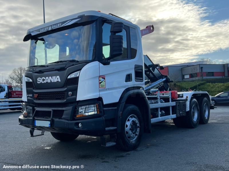 Photo Scania P-410  XT  13litres 6X4  AMPLIROLL  REMORQUANT image 5/14