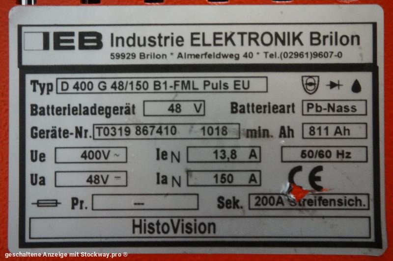Photo IEB D 400 G 48 V/150 A B1-FML  image 6/6