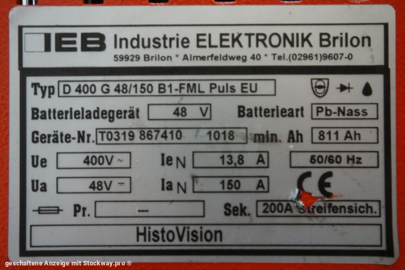 Photo IEB D 400 G 48 V/150 A B1-FML  image 6/6