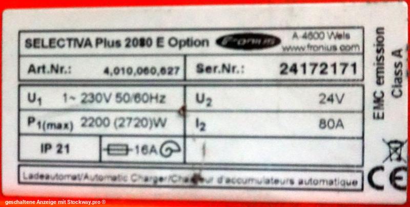 Photo FRONIUS Selectiva Plus 24 V/80 A  image 6/6