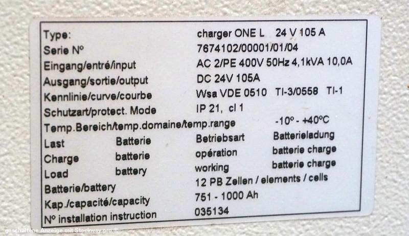 Photo INDUSTRIE AUTOMATION Charger one L 24 V/105 A  image 3/4