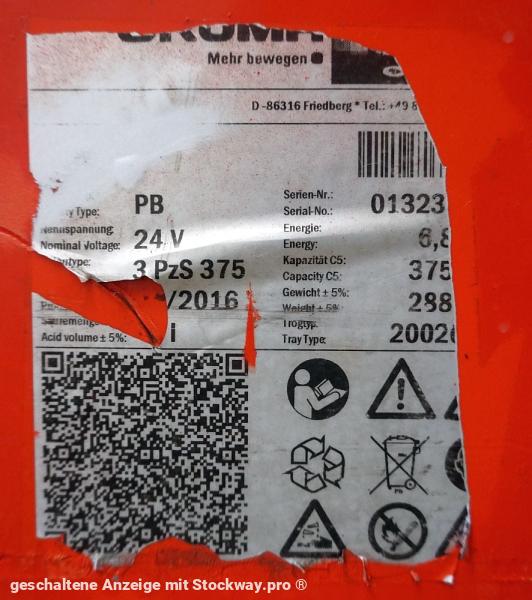 Photo GRUMA 24 Volt 3 PzS 375 Ah  image 5/5