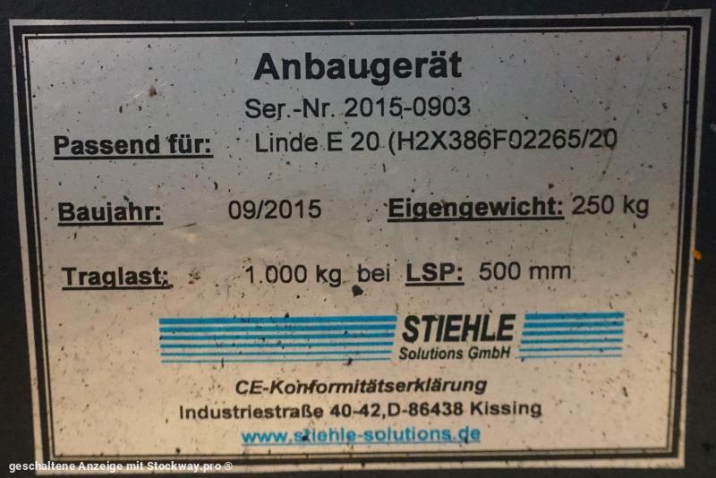 Photo STIEHLE Hubgerüst  image 5/5