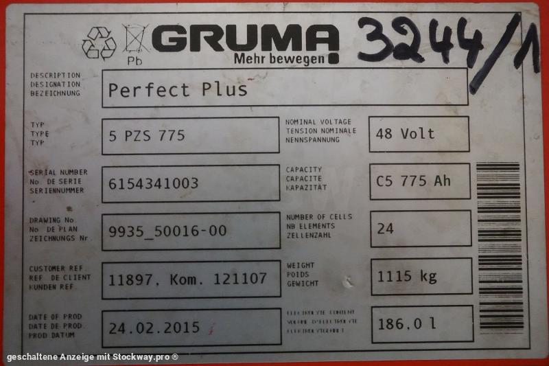 Photo GRUMA 48 Volt 5 PzS 775 Ah  image 5/5