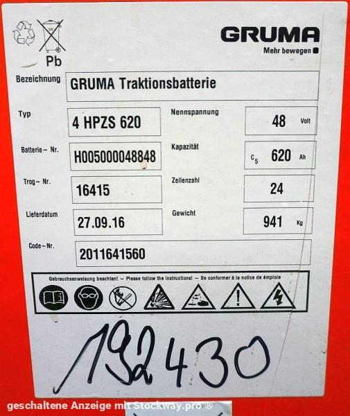 Photo GRUMA 48 Volt 4 PzS 620 Ah  image 7/7