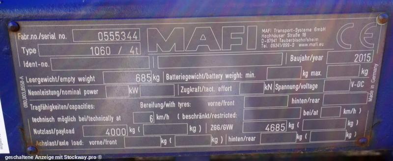 Photo Mafi 1060 / 4t  image 6/6