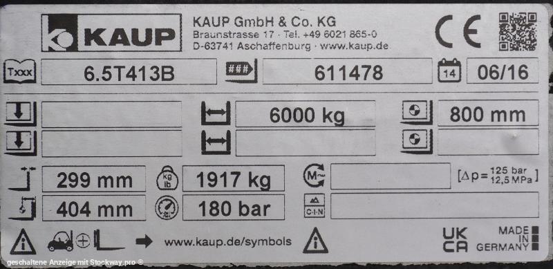 Photo KAUP 6,5T413B  image 4/5