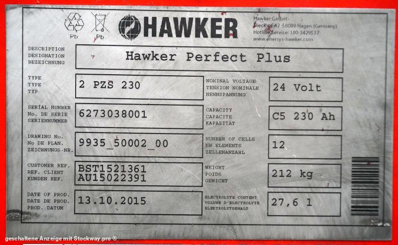 Photo HAWKER 24 Volt 2 PzS 230 Ah  image 5/5
