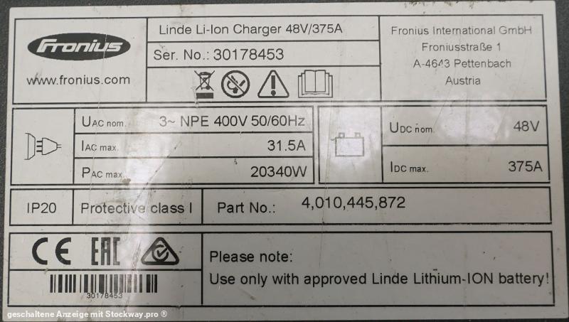Photo Linde E 20 PL EVO ION 386-02  image 9/10