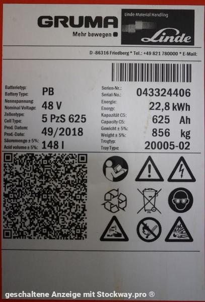 Photo GRUMA 48 Volt 5 PzS 625 Ah  image 5/5