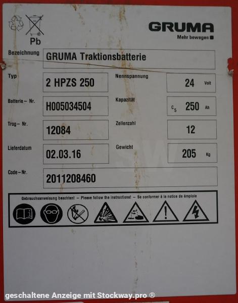 Photo GRUMA 24 Volt 2 PzS 250 Ah  image 5/5