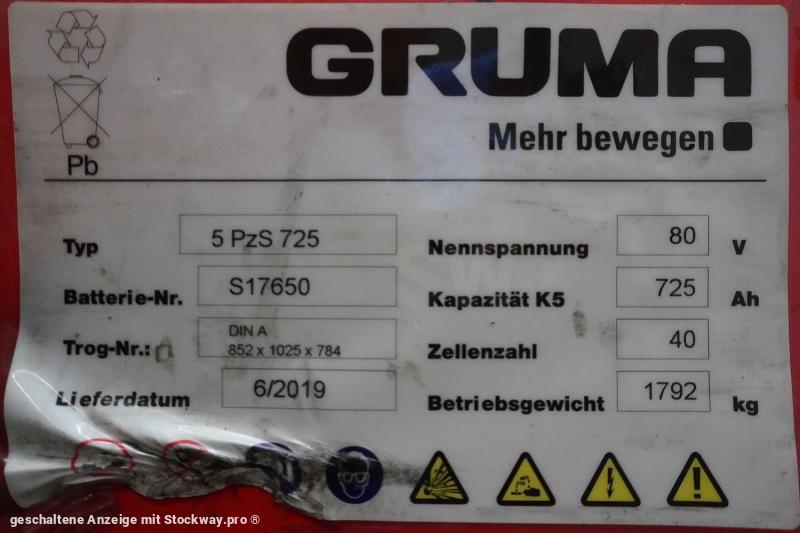 Photo GRUMA 80 Volt 5 PzS 725 Ah  image 5/5