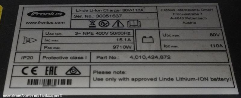 Photo FRONIUS Li-Ion Charger 90 V READY 210 A 17 kW  image 6/6