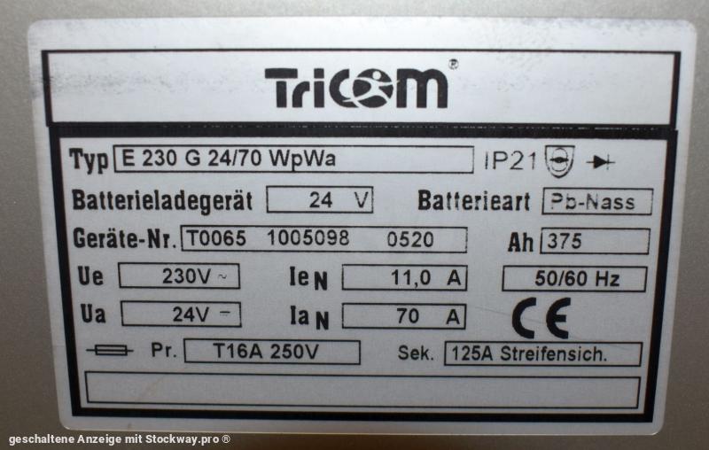 Photo TRICOM TriCOM XL E 24V / 70A  image 4/4
