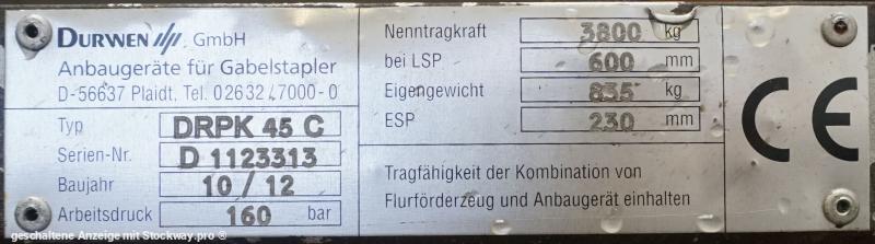 Photo DURWEN DRPK 45C  image 5/5