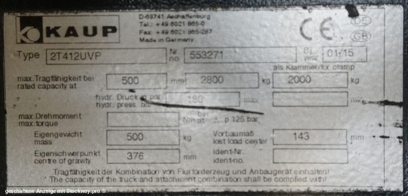 Photo KAUP 2T412UVP  image 4/4