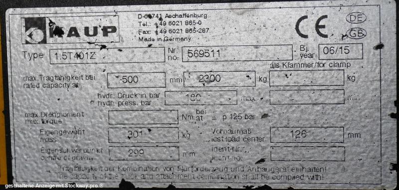 Photo KAUP 1.5T401Z  image 5/5