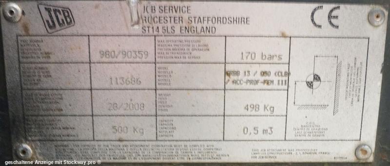 Photo Jcb BigPack Schaufel JCB 980/90359  image 6/6