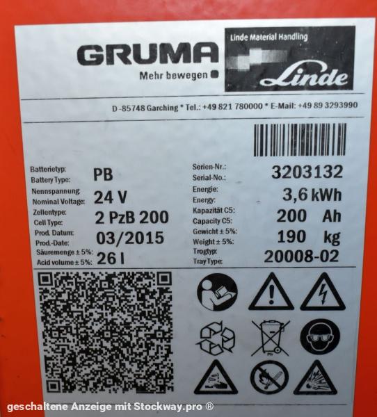 Photo GRUMA 24 Volt 2 PzB 200 Ah  image 5/5