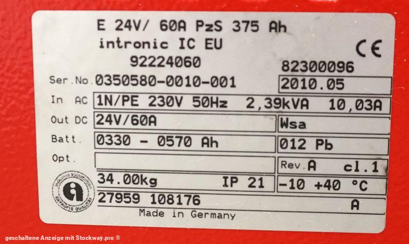 Photo INDUSTRIE AUTOMATION Intronic IC 24V/60A EUW  image 6/6