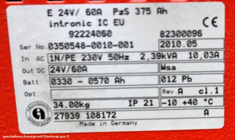 Photo INDUSTRIE AUTOMATION Intronic IC 24V/60A EUW  image 5/5