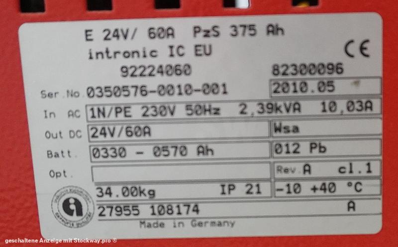 Photo INDUSTRIE AUTOMATION Intronic IC 24V/60A EUW  image 3/6