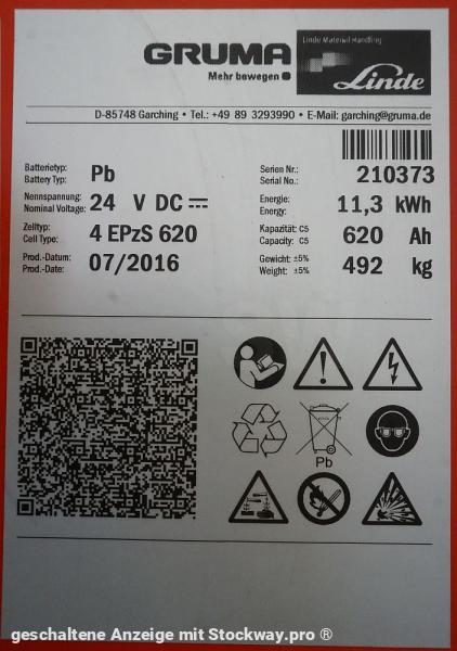 Photo GRUMA 24 Volt 4 PzS 620 Ah  image 5/5