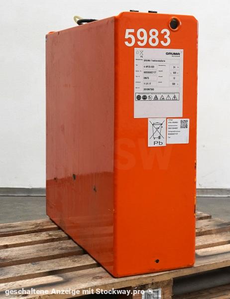 Photo GRUMA 24 Volt 4 PzS 620 Ah  image 1/5