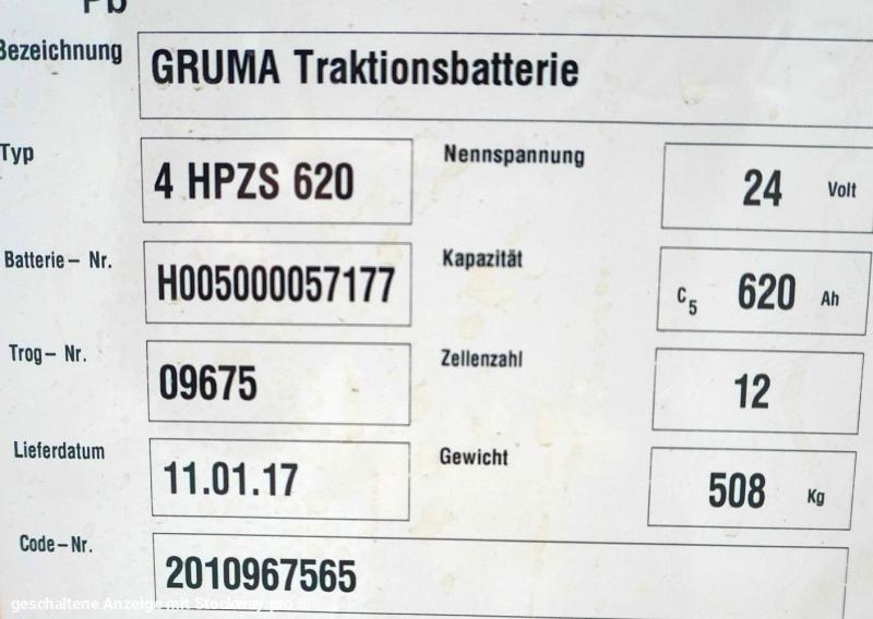 Photo GRUMA 24 Volt 4 PzS 620 Ah  image 5/5