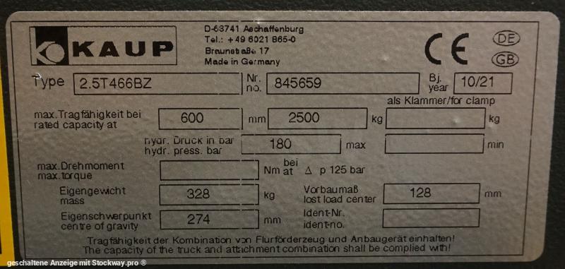 Photo KAUP 2,5T466BZ  image 4/4