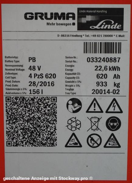Photo GRUMA 48 Volt 4 PzS 620 Ah  image 5/5