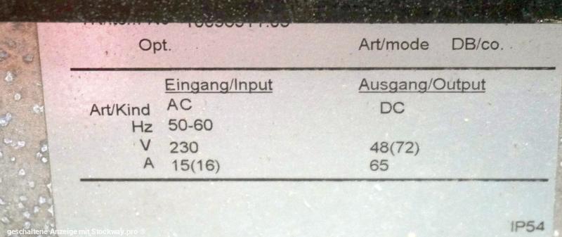 Photo LINDE integr. LDG 48 V/65 A  image 4/4