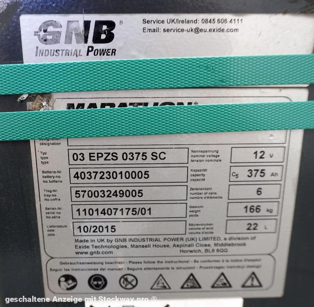 Photo GNB 24 Volt 3 PzS 375 Ah  image 7/8