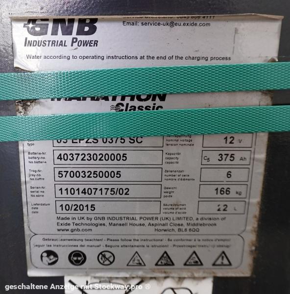 Photo GNB 24 Volt 3 PzS 375 Ah  image 8/8