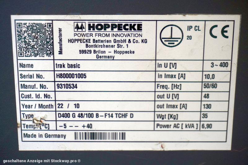 HOPPECKE Trak basic 48/130 