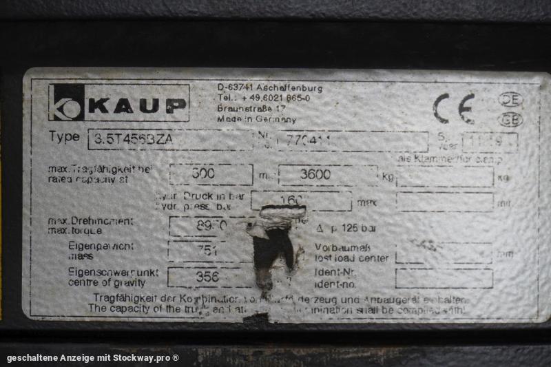 Photo KAUP KAUP 3,5T456BZA, Breite 1150 mm  image 5/5