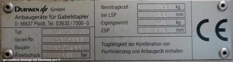 Photo DURWEN UZV 25 CS  image 4/4