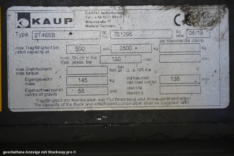 Photo KAUP 2T466B B=1040 mm  image 4/4