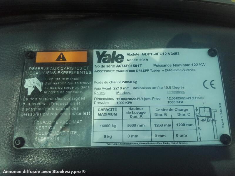 Photo Yale GDP160EC12  image 4/14