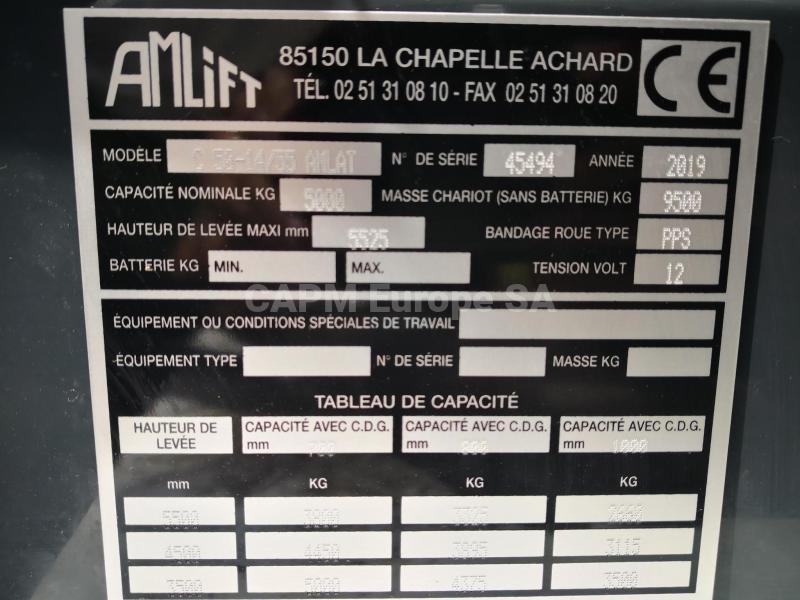 Carretilla de carga lateral Amlift C5000-14 AMLAT