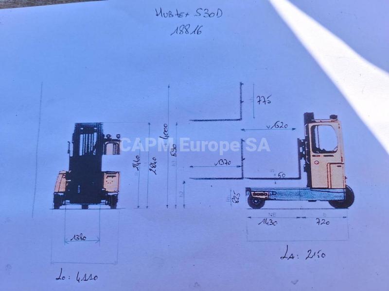 Side loader Hubtex S30 D