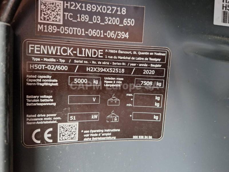 Wózek widłowy Fenwick H50T-02/600