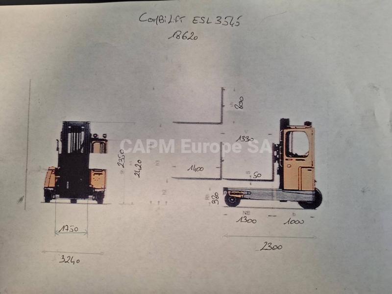 Mehrwege-Seitenstapler Combilift ESL3545