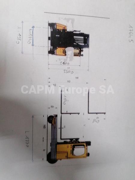 empilhador multi direccional Caterpillar NRM20K